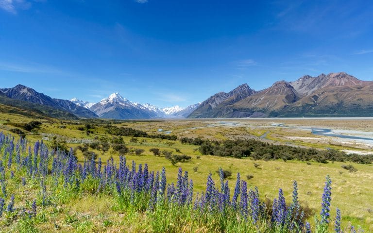 Mount cook nieuw zeeland