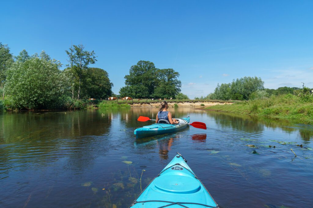 Kanoën op de Regge